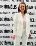 Moteriškas baltas kostiumėlis Žavesys, pagaminta Lietuvoje – Kostiumėlis.lt (3)